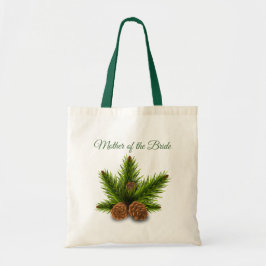 Pine Cones Mutter der Bride Tote Tag Tragetasche