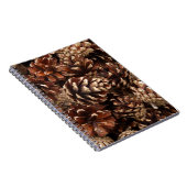 Pine Cones-Notebook Notizblock (Rechte Seite)