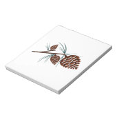 Pine Cones Notizblock (Rotiert)