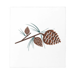 Pine Cones Notizblock