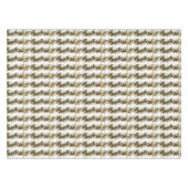 Pine Cones Pine Branches Gold Tischdecke (Vorderseite (Horizontal))