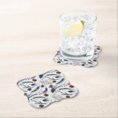 Pine Cones & Pine Needles Wintermuster Untersetzer (Vor Ort)