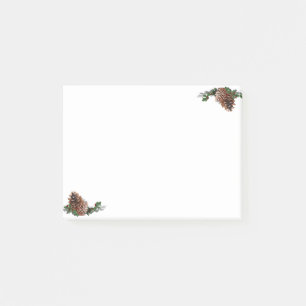Pine Cones Post-it Klebezettel