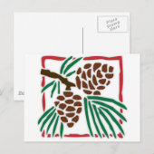 Pine Cones Postkarte (Vorne/Hinten)