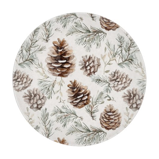 Pine Cones Schneidebrett (Vorderseite)
