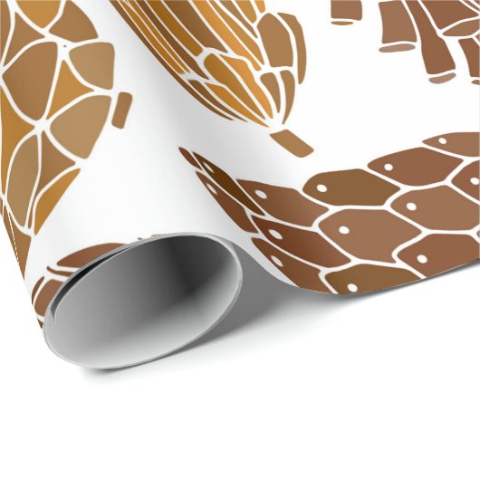 Pine cones seamless pattern geschenkpapier (Rolleneckpunkt)