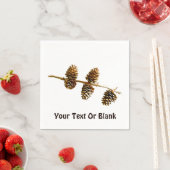 Pine Cones Serviette (Beispiel)