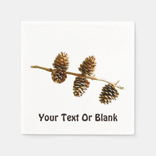 Pine Cones Serviette