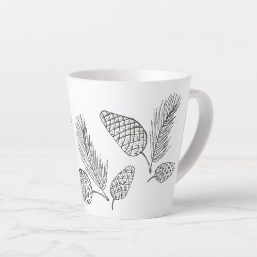 Pine Cones Tasse (Rechte Ecke)