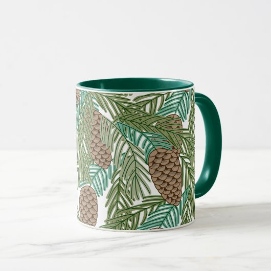 Pine Cones Tasse (VorderseiteRechts)