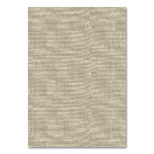 Pine Cones und Burlap Red Seating Card Tischnummer (Rückseite)