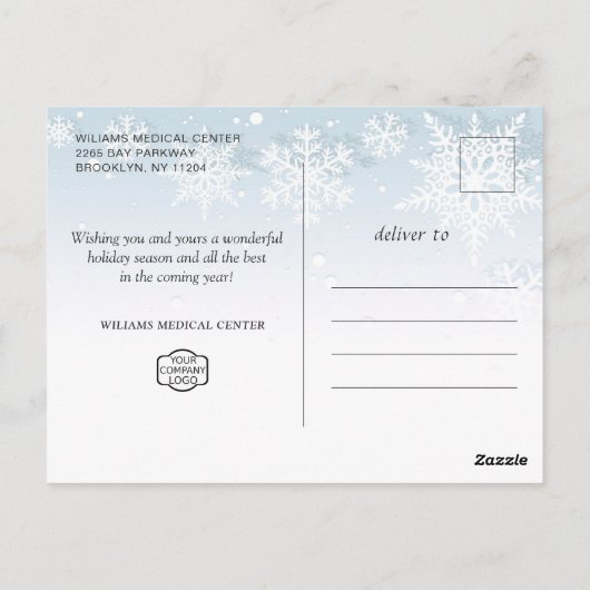 Pine Cones Weihnachtsfeiertag Firmengrüßen Postkarte (Rückseite)