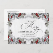 Pine Cones Weihnachtsfeiertag Firmengrüßen Postkarte (Vorne/Hinten)