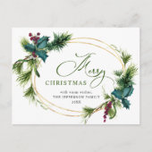 Pine Cones Weihnachtsfeiertag Gruß Postkarte (Vorderseite)