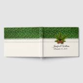 Pine Cones Winter Wedding Guest Book Gästebuch (Voll)
