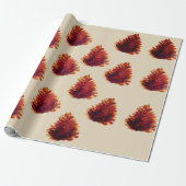 Pine Cones Wrapping Paper Geschenkpapier (Ungerollt)