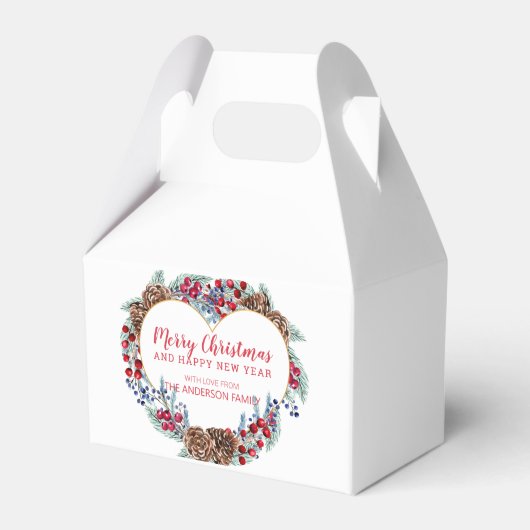 Pine Cones Wreath Geschenkschachtel (Vorderseite)