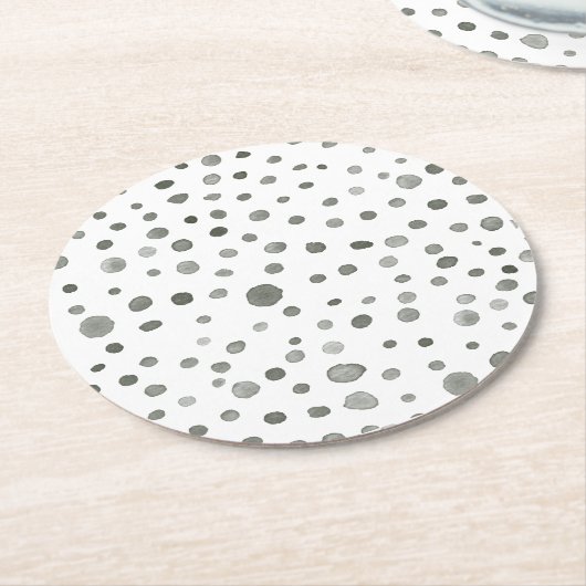 Pine Confetti Wasserfarbe Dots Paper Untersetzer (Angewinkelt)