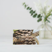 PINE CONS BUSINESS CARD TEMPLATE VISITENKARTE (Stehend Vorderseite)