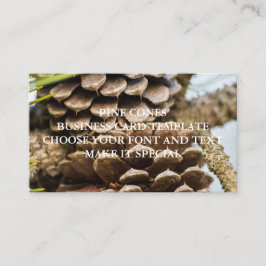 PINE CONS BUSINESS CARD TEMPLATE VISITENKARTE