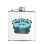 Pine Creek Bahn Flachmann (Vorderseite)