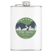 Pine Creek Bahn Flachmann (Vorderseite)