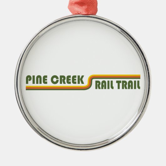 Pine Creek Bahn Ornament Aus Metall (Vorne)