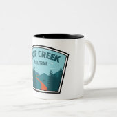 Pine Creek Bahn Zweifarbige Tasse (VorderseiteRechts)
