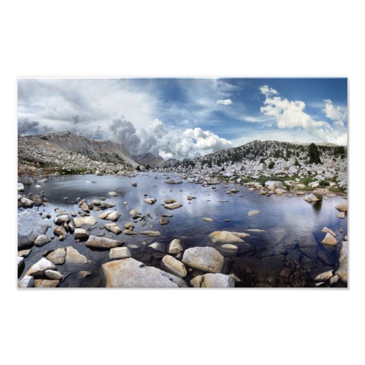 Pine Creek Pass - Sierra Nevada Fotodruck (Vorne)