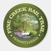 Pine Creek Rail Trail (radfahren c) Magnet (Vorne)
