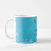 Pine Deer - Christmas Rentier Head Kaffeetasse (Links)