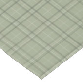 Pine Deer Kariert - Salbei, grüner Tartan. Tischdecke (Schrägansicht)