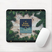 Pine Design für glückliche Ferien anpassen Mousepad (Mit Mouse)