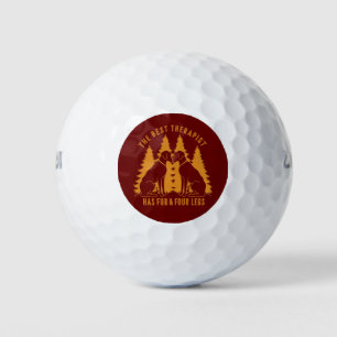 Pine Dogs: Serene Canine Bond Golfball