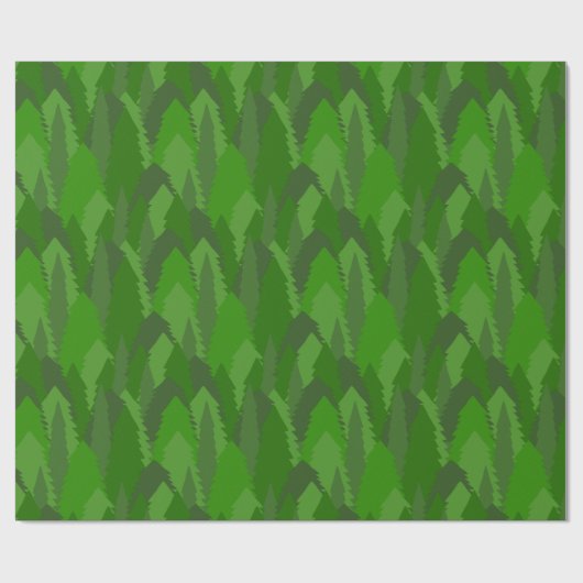Pine Forest Geschenkpapier (Flach)