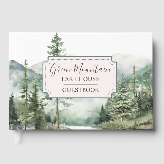 Pine Forest Lake Landscape House - Gästebuch (Vorderseite)