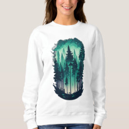 Pine Forest Landscape Sweatshirt