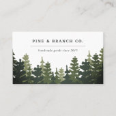 Pine Forest-Logo Visitenkarte (Vorderseite)