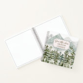 Pine Forest Mountain Cabin Lake House Gästebuch Notizblock (Innenseite)