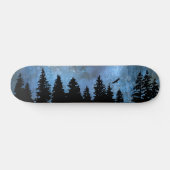 Pine Forest Night Skateboard (Horizontal)