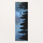 Pine Forest Night Yogamatte (Vorderseite)