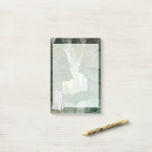 Pine Forest Notepad Post-it Klebezettel (Auf Schreibtisch)