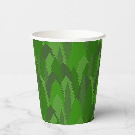 Pine Forest Pappbecher (Rückseite)