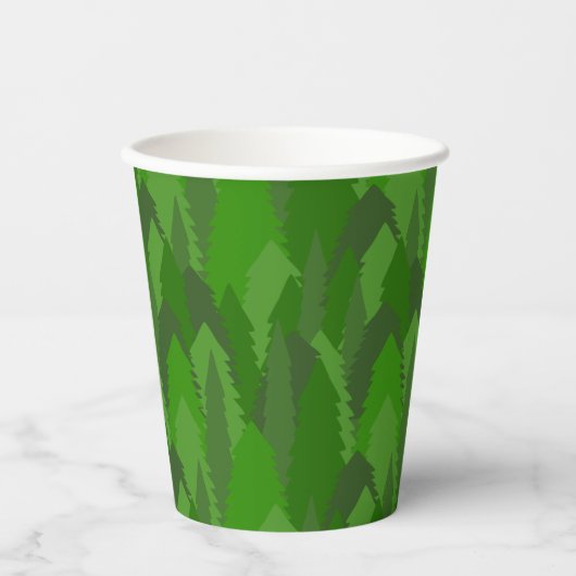 Pine Forest Pappbecher (Vorderseite)