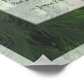 Pine Forest Trees Poster Print (Ecke)