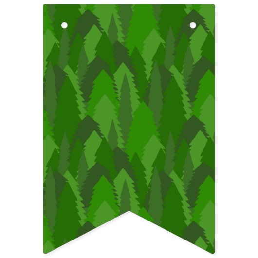 Pine Forest Wimpelkette (Zweite Fahne)