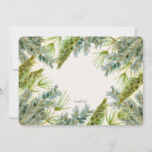 Pine-Foto-Urlaubskarte Feiertagskarte (Rückseite)