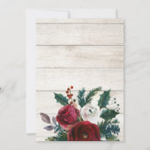 Pine Foto Weihnachten Schwangerschaft Ankündigung (Rückseite)