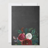 Pine Foto Weihnachten Schwangerschaft Ankündigung (Rückseite)