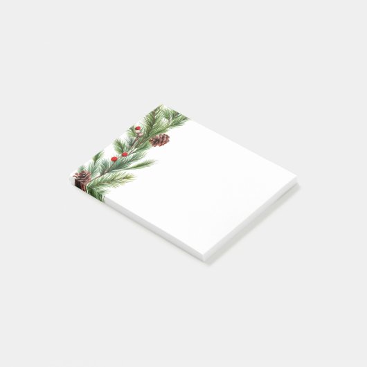 Pine Garland Post-it-Notes Post-it Klebezettel (angewinkelt)
